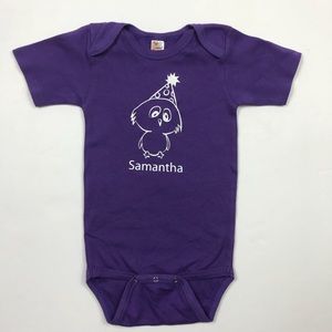 Purple Owl Samantha Onesie Size 12-18 Months